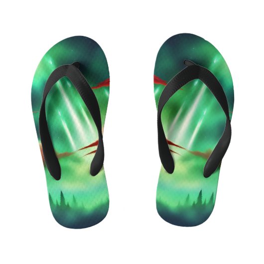 groene lucht kinder teenslippers (Voetbed)