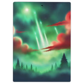 groene lucht klembord (Achterkant)