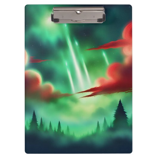 groene lucht klembord (Voorkant)