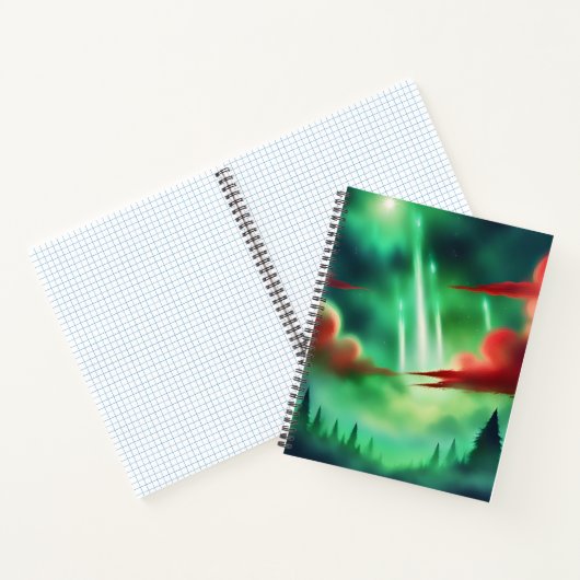 groene lucht notitieboek (Binnen)