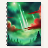 groene lucht notitieboek (Voorkant)