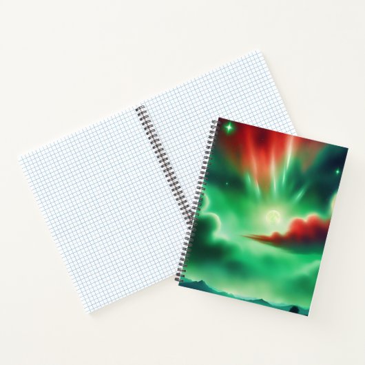 groene lucht notitieboek (Binnen)