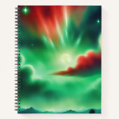groene lucht notitieboek (Voorkant)