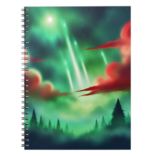 groene lucht notitieboek (Voorkant)