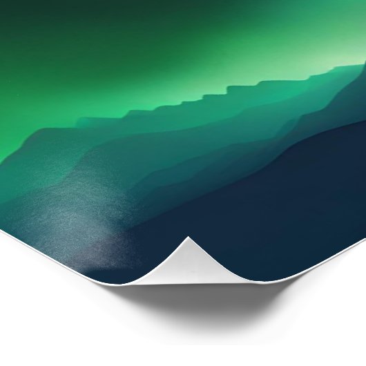 groene lucht perfect poster (Hoek)