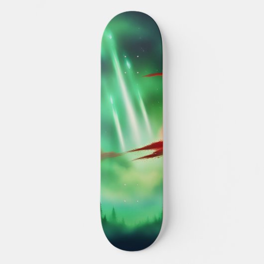 groene lucht persoonlijk skateboard (Voorkant)