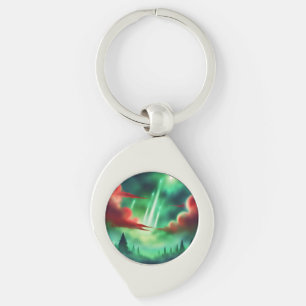 groene lucht sleutelhanger