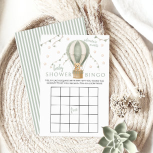 Groene Luchtballon Teddy Baby Boy Douche Spel Bing