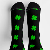 Groene Lucky Clover Crew Sokken (Top)