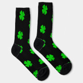 Groene Lucky Clover Crew Sokken (Rechts)