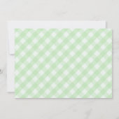 Groene Lucky Duck Boy Verjaardagsfoto Dank u kaart (Achterkant)