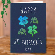Groene Lucky Shamrock Clover St. Patrick`s dag