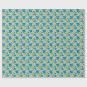 Groene Lucky Shamrocks Clover St. Patrick`s Day Cadeaupapier (Vlak)