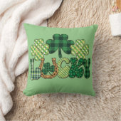 Groene Lucky St Patricks Dag Kussen (Deken)