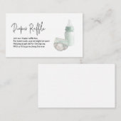 Groene luier Raffle Informatiekaartje (Voorkant / Achterkant)