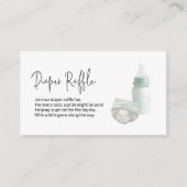 Groene luier Raffle Informatiekaartje (Voorkant)