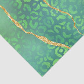 Groene Luipaard Agate | Glam Abstract Jungle Tissuepapier (Detail)