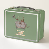 Groene lunchbox - De droommachine (Voorkant)
