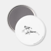 Groene Lunges Down Magneet (Voorkant / Achterkant)