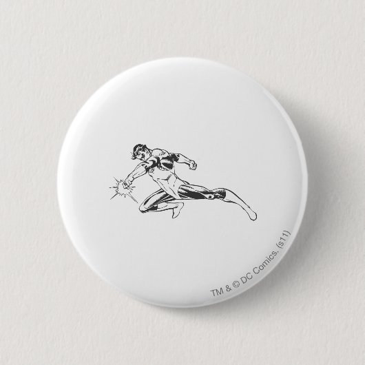 Groene Lunges Down Ronde Button 5,7 Cm (Voorkant)