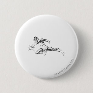 Groene Lunges Down Ronde Button 5,7 Cm