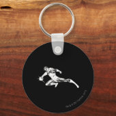 Groene Lunges Down Sleutelhanger (Voorkant)