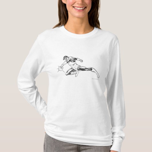Groene Lunges Down T-shirt (Voorkant)