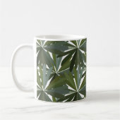 Groene lupine bladeren koffiemok (Links)