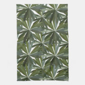 Groene lupine bladeren theedoek (Verticaal)