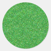 Groene lust. ronde sticker (Voorkant)