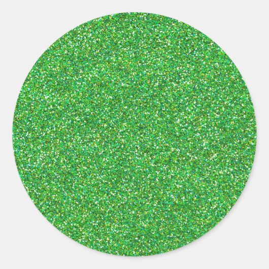 Groene lust. ronde sticker (Voorkant)