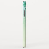 Groene Luxe Bling Sparkle Glitter Monogram Case-Mate iPhone Case (Achterkant/rechts)