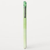 Groene Luxe Bling Sparkle Glitter Monogram Case-Mate iPhone Case (Achterkant/links)