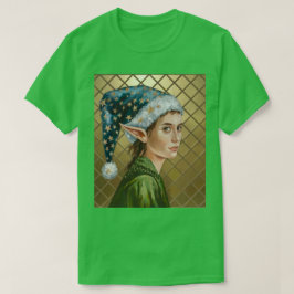 Groene Luxe Elf Kerst T-shirt