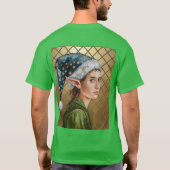 Groene Luxe Elf Kerst T-shirt (Achterkant)