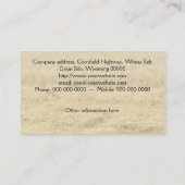 Groene maaidorser visitekaartje (Achterkant)