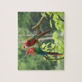 Groene Macaws Legpuzzel (Verticaal)