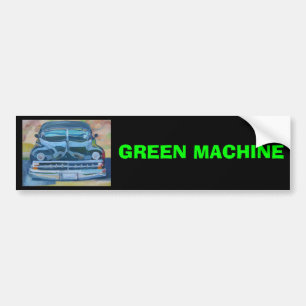 GROENE MACHINE - Bumpersticker