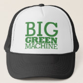 Groene machine - groen trucker pet (Voorkant)