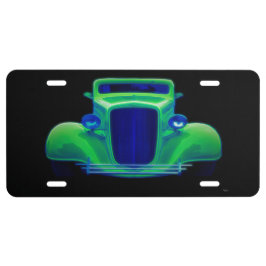 Groene machine - LicentieBord Nummerplaat