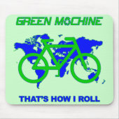 Groene machine muismat (Voorkant)