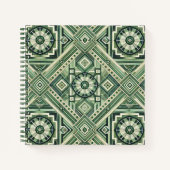 Groene machine notitieboek (Voorkant)