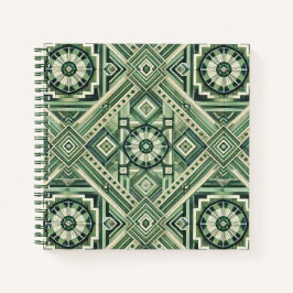 Groene machine notitieboek