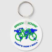 Groene machine sleutelhanger (Voorkant)