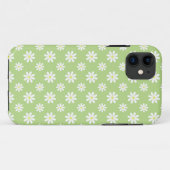 Groene madeliefjes bloempatroon Case-Mate iPhone case (Achterkant (horizontaal))