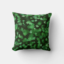 Groene Madeliefjes Kussen