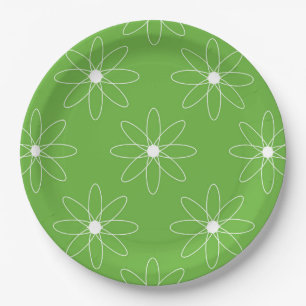 Groene madeliefjes papieren bord