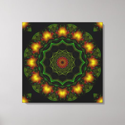 Groene Magic Wrapped Canvas Afdruk (Voorkant)