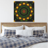 Groene Magic Wrapped Canvas Afdruk (Insitu (Slaapkamer))