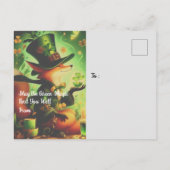 Groene magie van St. Patrick's Day Vind je goed Briefkaart (Achterkant)